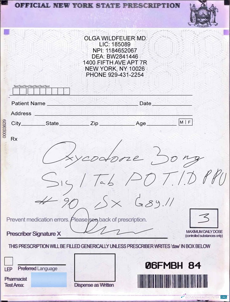 Download USA New York state prescription Photoshop template